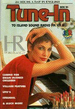 Tune-In Magazine, Front Cover